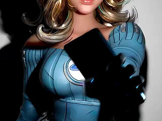 Sue Storm Makes a Special Bald Pussy Video for You to Jerk off Too