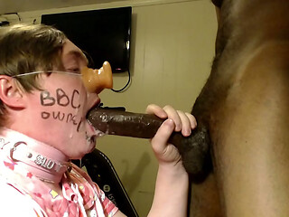 Sissy is BBC owned , spit on , degraded like a bitch