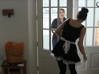 The Gag Trainer - French Maid Bound And Gagged By Lesbian Women