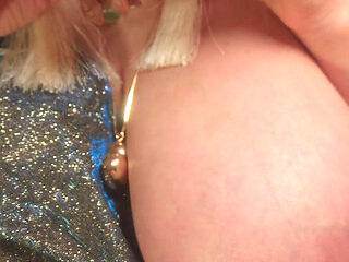 NSFW Asmr Triggers: Big Natural Breasts in Sparkling Dress - Tapping, Rustling, Jewelry Play & Sensual Stroking - Lilykoti