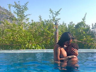 Being Unfaithful to My Husband with the Huge Cock Neighbor in the Pool Yasmina Khan