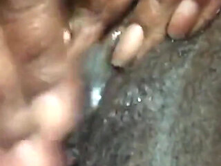 Closeup Stimulating My Pussy with My Fingers Cumming Hard Dripping Wet
