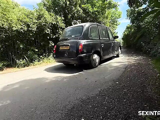 Brunette Becky California Addicted To Sex With Steve Q In Hardcore Taxi Fuck