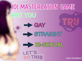 AUDIO ONLY - JOI masturbation game are you straight gay or bi