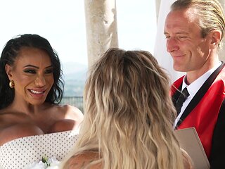 Kitana Montana and Ava Devine in a lesbian scene