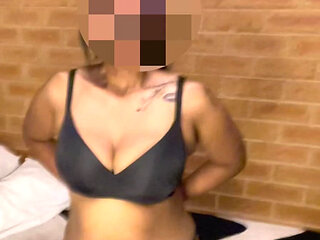 Horny Girl Undressing Infront of Her Boyfriend