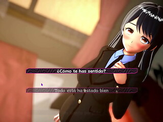 la sirvienta de la casa me deja meterle mano por todas partes - My hentai Fantasy