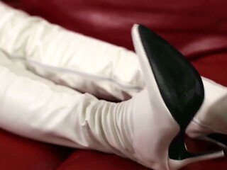 White Boots and White Stockings