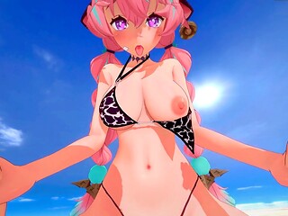 Ass, ahegao, cartoon