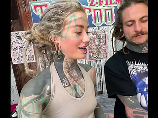 Quick BTS with me at the Z-Filmz Tattoo Shop
