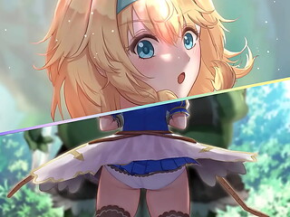 Cute sweet girl was fucked by a huge cock. Hentai Game Animation