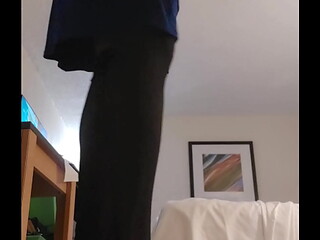 High heels and stockings