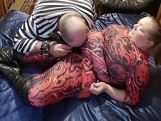 :- Domina Satana, Mistress Carrie Does A Double Domme Session