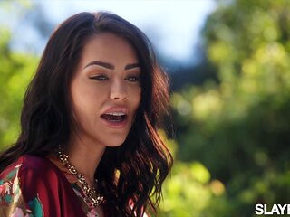 Allie Nicole  Alina Lopez Soak Up Soaking Wet Lingerie Lesbian Play