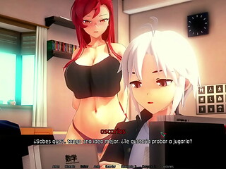JUGANDO VIDEOJUEGOS CON MI COMPA&Ntilde_ERA DE CUATO SEMIDESNUDA AIRevolution