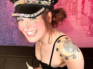 Stacked brunette goes solo toys and masturbation