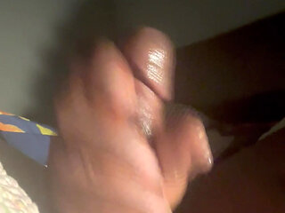 Black man masturbating to Black Lesbian Porn