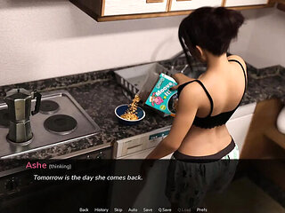 Lesbian Pizza Delivery Sex with Big Tits Stepmom & Stepsister Outdoor Public Fuck