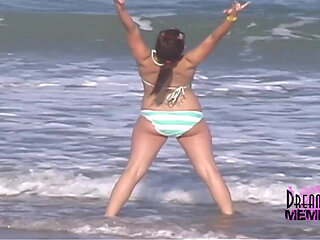 The Girls Get Naked On A Beach