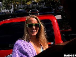 Sexy Blonde Amateur Surfer Fucked On The BangBus