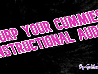 Slurp Your Cummies Instructional Audio by Goddess Lana