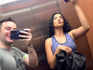 Vivacious Venezuelan Wild Squirting and Interracial Breeding By Big American Dick in Sexy Lingerie