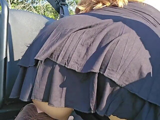 Redhead Fucks Dildo in Ass and Pussy and Grinds Boot and Squirts