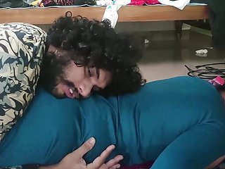 Vaishnavy and Sharun Raj modern dress ass kiss romance, Indian couple hot Ass kiss romance, Mallu couple ass kiss