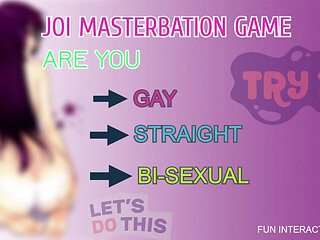 AUDIO ONLY - JOI masturbation game are you straight gay or bi
