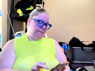 Amateur blondie solo anal masturbation