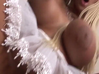 Elegant Babes Scene-1 Gorgeous Busty Blonde Enjoys Big Cock and Facial in Lingerie