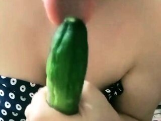 Beautiful wife masturbating show with webcam with toys