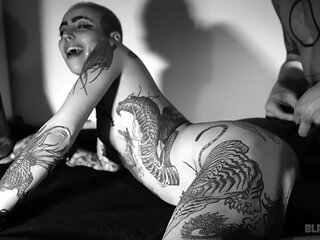 I Cum On Beka While Ed Fucks Her Ass - French Passionate Threesome