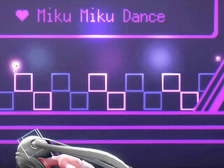 Hatsune Miku Cynical Night Plan Undress Dance Hentai Small Tits MMD 3D White Hair (CLIP)