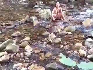 My Friend Also Recorded Me a Little Clip Playing Around in the River
