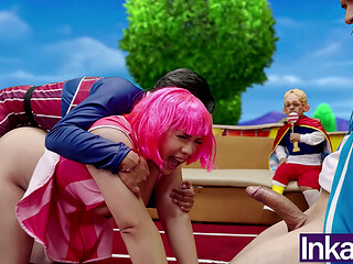 INKA TOWN - Stephanie es entrenada por el ano y termina en fisting de Zigy.