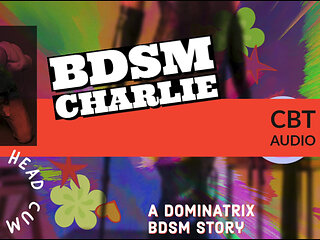 BDSM Charlie Explores CBT and gets punished with the cum bag