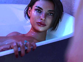 Bathing with Stepmommy - Life in Santa County(lisc) - Taboo Hentai Game - Part 6