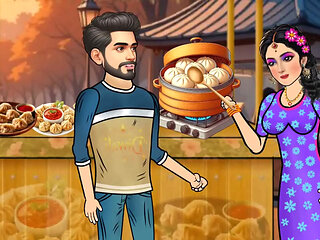 Gayatri Momos Wali and Sushil's Story, Desi Hindi Cartoon Sex Story