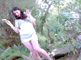 Pauline Cooper: Nice Little Brunette Pauline Cooper Removing Clothes