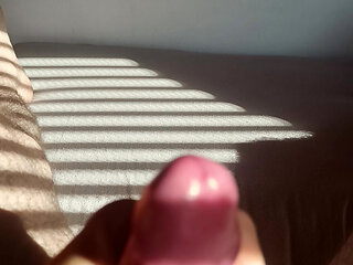 Cumshot in the storage room