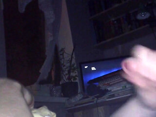 Something New Today! This Time Its V Jerking off and Cumming!