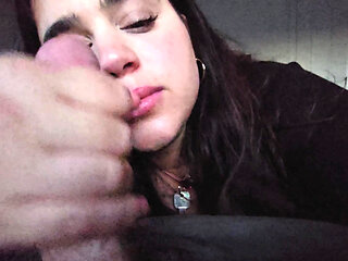 Low Light Quickie - BJ, Doggy, Creampie & Fingering