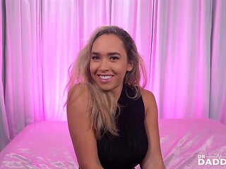 Doctor is going to get creepy with a real tight teen patient