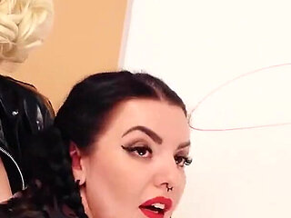 Sexy Hot Lesbian Compilation Video: Rough Latex Fuck of Curvy Girls