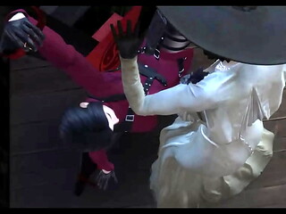 Jill Valentine x Claire Refield x Ada Wong hentai