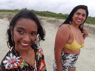 Aventura na Praia: Lukas enfiou o Pau na Buceta da Safada Magrinha At&eacute_ o Fim!