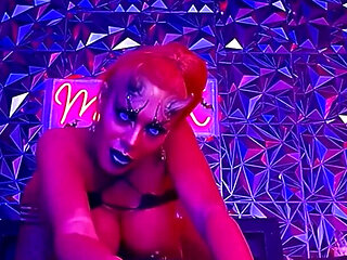 Busty Red Devil Seduction