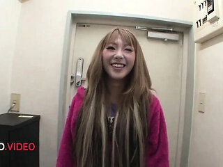 Hairy Asian babe Saki Oshiro sucks dick hardcore and rides cock POV