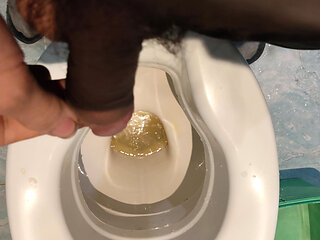 Pissing im my toilet